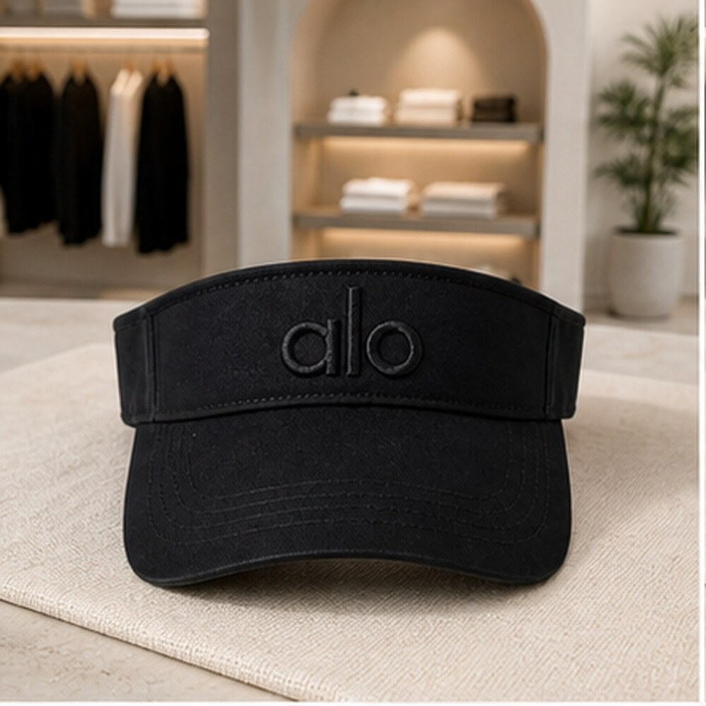 ALO Yoga Iconic Black Athletic Style Visor